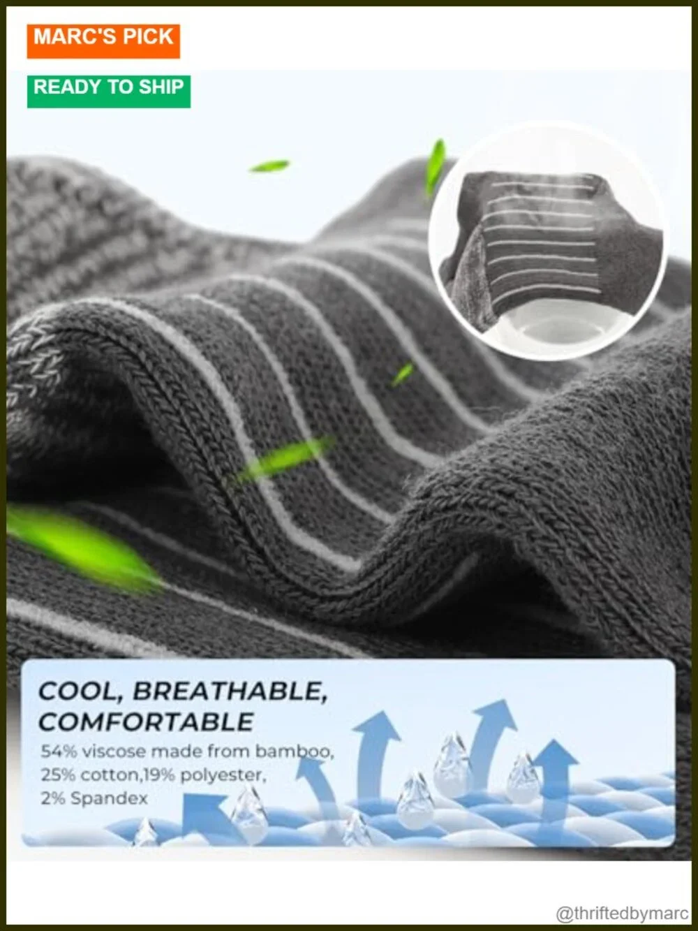 No Show Socks Men Low Cut Ankle Athletic Socks with Non Slip Grip